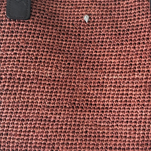 Helen Kaminski Raffia tote bag with leather handles - Picture 2 of 5